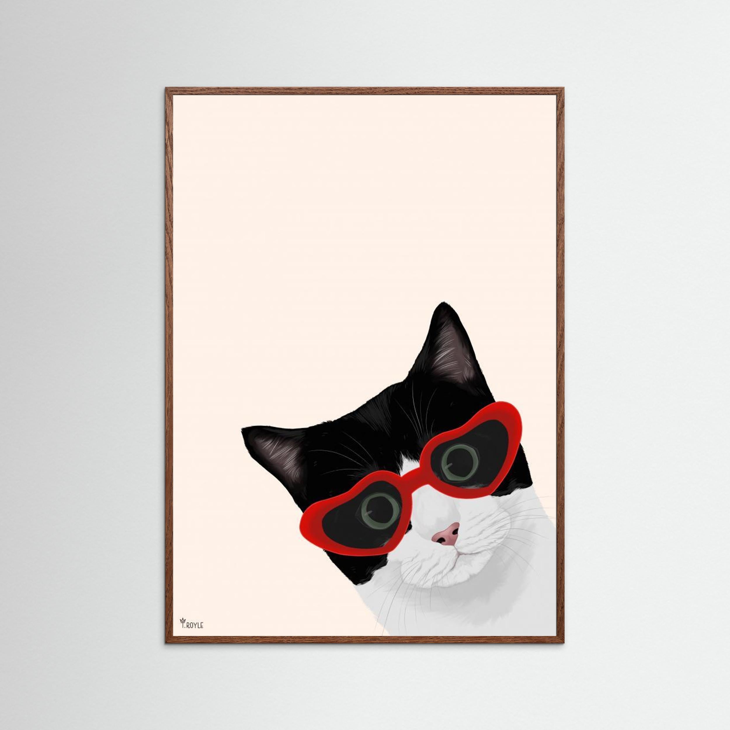 Vintage Cheeky Cat by Tara Royle